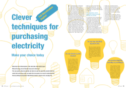Make your choice today：Clever techniques for purchasing electricity
