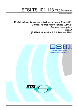 Digital cellular telecommunications system (Phase 2+)