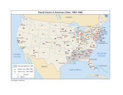 Racial Unrest in American Cities, 1965&ndash;1968