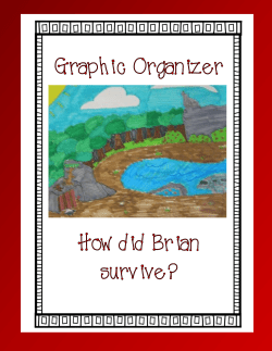 Organizer to use with Hatchet by Gary Paulsen