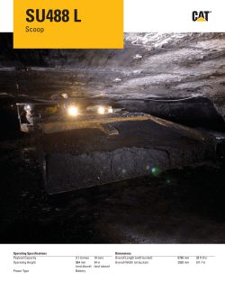 Specalog for SU488 L Scoop AEHQ6856-00