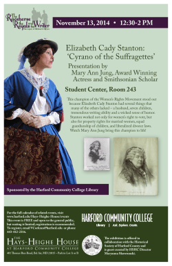 Elizabeth Cady Stanton: `Cyrano of the