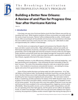 Building a Better New Orleans