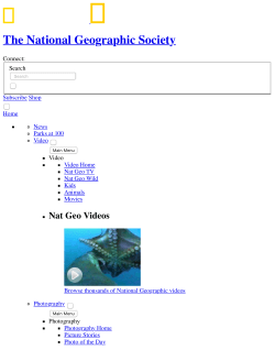 The National Geographic Society