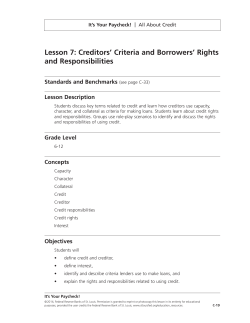 It`s Your Paycheck Lesson 7 - Federal Reserve Bank of St. Louis