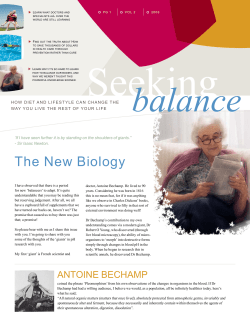 The New Biology