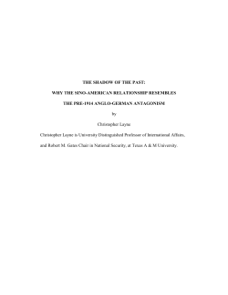 Nobel Revision - Department of Political Science