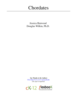 Chordates - Net Texts