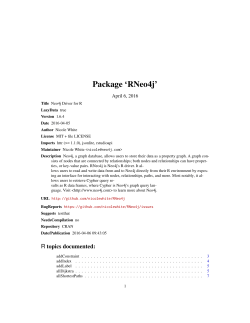 Package `RNeo4j`
