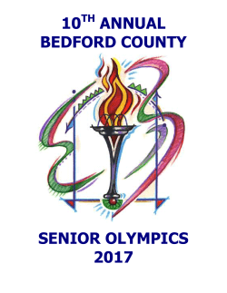 Bedford County Senior Olympics