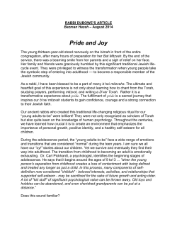 Pride and Joy - Temple Adat Elohim