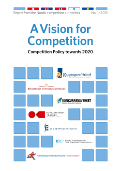 A Vision for Competition - Kilpailu