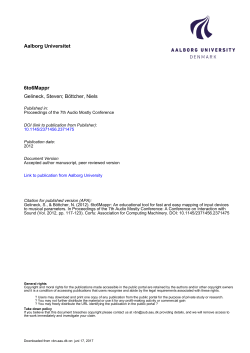 Aalborg University - VBN