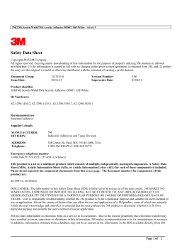 Safety Data Sheet