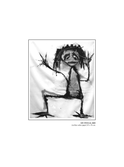 SIN T&Iacute;TULO, 2003 Acr&iacute;lico sobre papel, 95 x 70 cm.