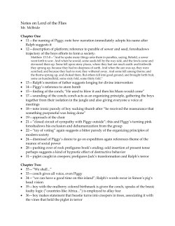 Notes on Lord of the Flies