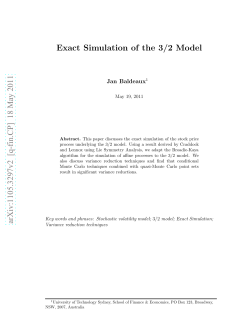 Exact Simulation of the 3/2 Model