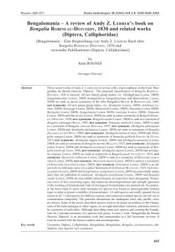 Bengalomania &ndash; A review of Andy Z. LEHRER`S book