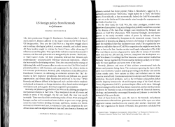 US foreign policy from Kennedy to Johnson