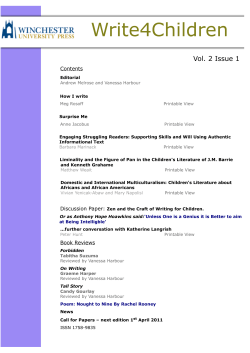 Issue I - University of Winchester