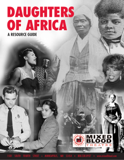 DAUGHTERS OF AFRICA Resource Guide