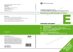 Approved Document E
