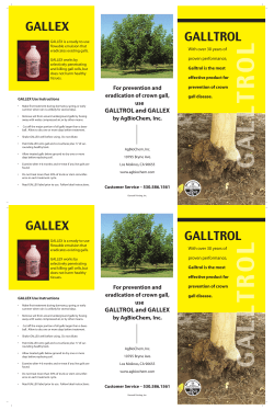 GALLEX GALLTROL - AgBioChem