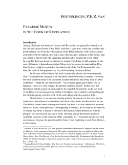 Paradise Motifs in the Book of Revelation