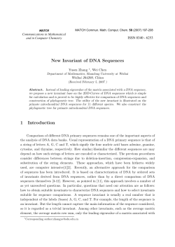 New Invariant of DNA Sequences, pp. 197-208