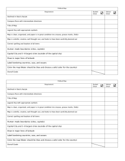Human-made boundaries (cities, capitals) Capital City and 3