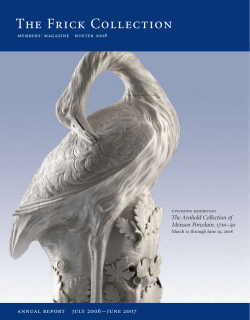 Annual Report - The Frick Collection