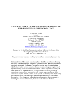 cosmopolitanism is the key: how right