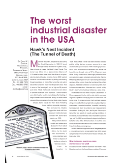 this article - Occupational Health Southern Africa