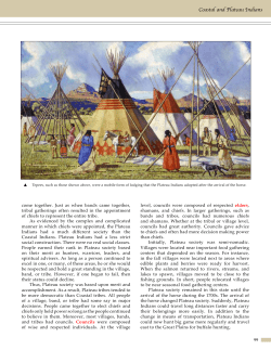 Coastal and Plateau Indians