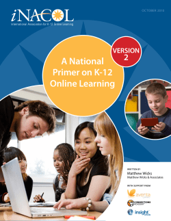 A National Primer on K-12 Online Learning