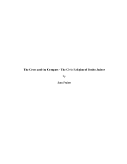 The Cross and the Compass - The Civic Religion of Benito Ju&aacute;rez