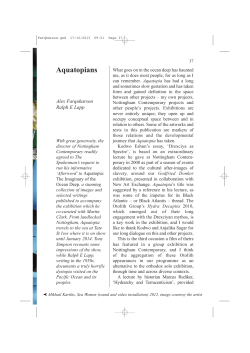 Aquatopians - Spokesman Books