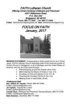January 2017 - Faith Lutheran Church