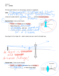 5.3 Lenses