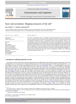 Faces and ascriptions: Mapping measures of the self