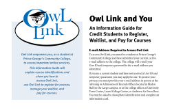 Owl Link and You
