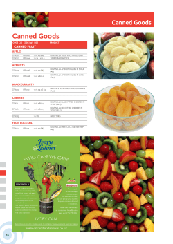 Canned Goods - onCORE Foodservice Solutions Ltd