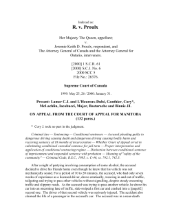 R. v. Proulx - City of Vancouver