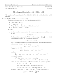 Modeling and Simulation with ODE for MSE - M15/Allgemeines