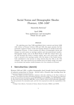 Social Norms and Demographic Shocks