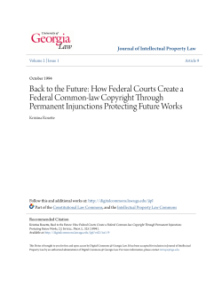 How Federal Courts Create a Federal Common