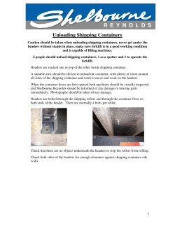 Unloading Shipping Containers