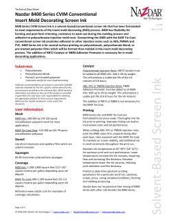 Solvent-Based Screen Ink