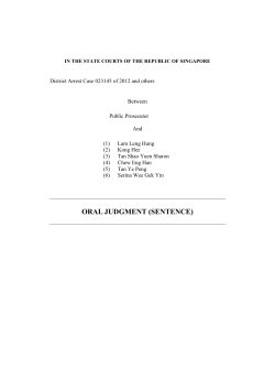 sentence - State Courts