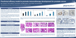 Preclinical efficacy model to promote immunotherapy